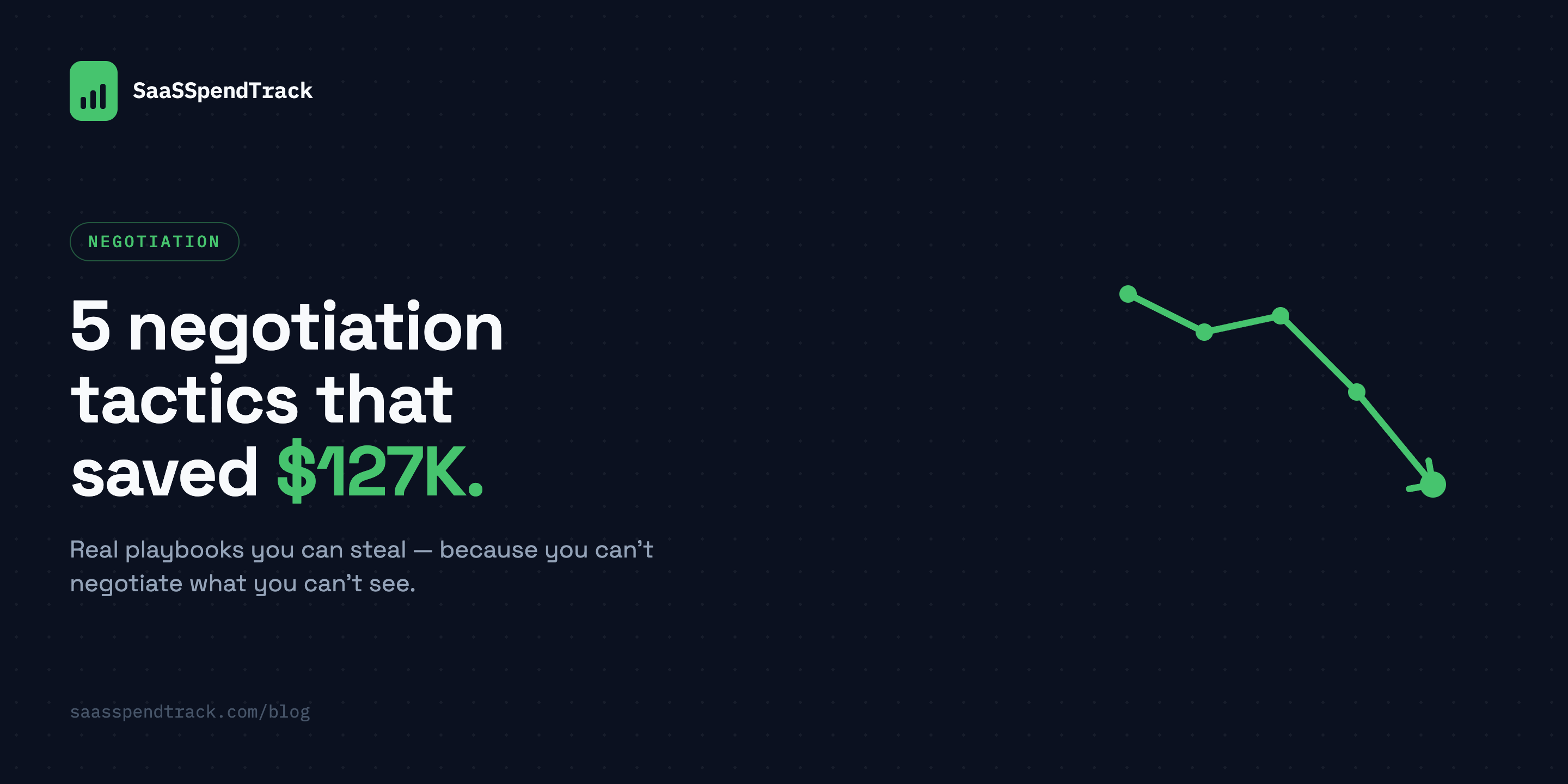 SaaS vendor negotiation tactics and savings data